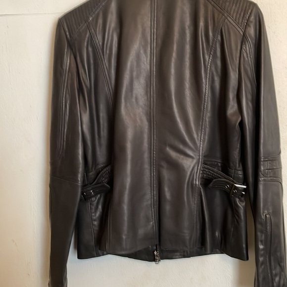 kenneth cole leather jacket large - Picture 4 of 7